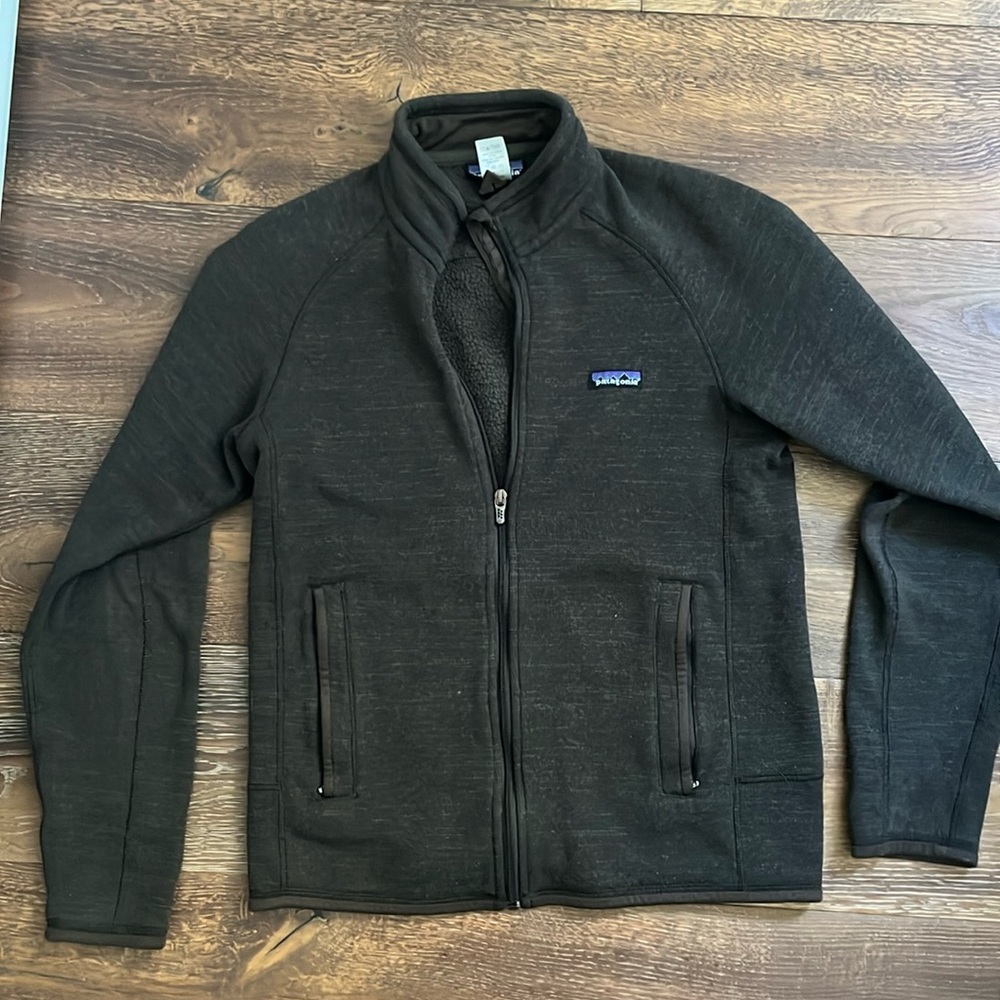 Patagonia brown zip-up